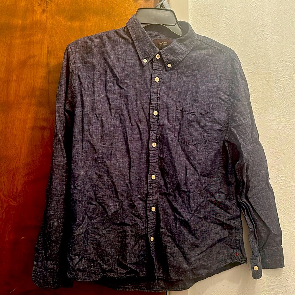 Jachs New York Men’s Long Sleeve Dark Blue shirt, size L